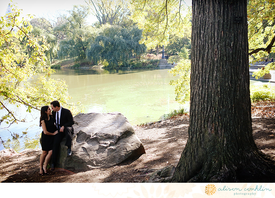 melissa & geoff central park new york city Alison Conklin Photography